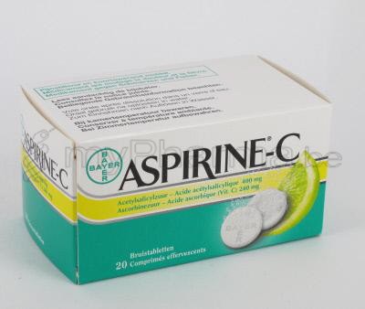 ASPIRINE-C 20 BRUISTABL (geneesmiddel)