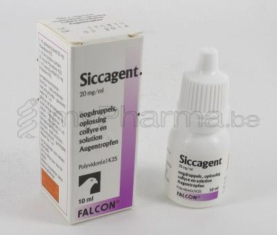 SICCAGENT 2% 10 ML OOGDRUPPELS (geneesmiddel)