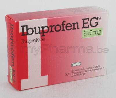 IBUPROFEN EG RETARD 800 MG  30 TABL (geneesmiddel)