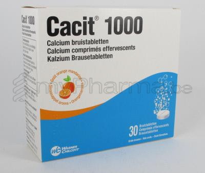 CACIT 1000 MG 30 BRUISTABL (geneesmiddel)