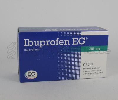 IBUPROFEN EG 600 MG 50 TABL (geneesmiddel)