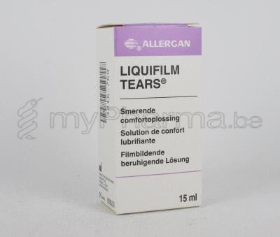 LIQUIFILM TEARS STERIELE OPLOSSING NF 15ML         (medisch hulpmiddel)