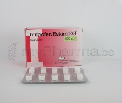 IBUPROFEN EG 800 MG 60 TABL (geneesmiddel)