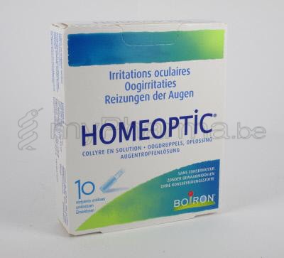 HOMEOPTIC OOGDRUPPELS 0,4 ML 10 UNIDOSISSEN (homeopatisch geneesmiddel)