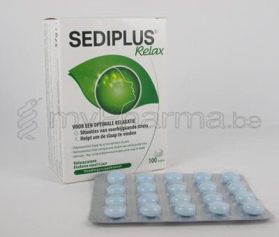 SEDIPLUS RELAX 100 DRAG (voedingssupplement)