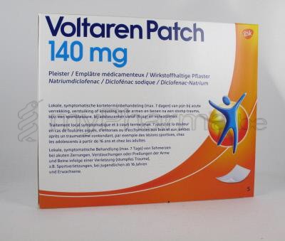 VOLTAREN PATCH 140 MG 5 PLEISTERS (geneesmiddel)