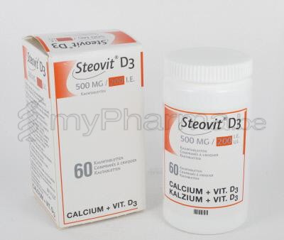 STEOVIT D3 500/200 60 KAUWTABL SINAAS (geneesmiddel)