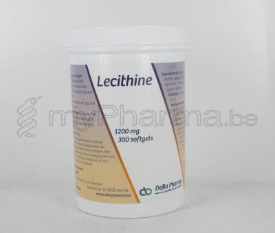 LECITHINE               CAPS 300X1200MG       DEBA (voedingssupplement)