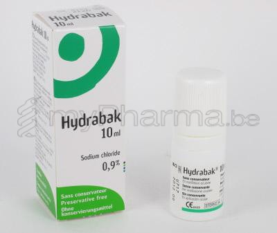 HYDRABAK 10 ML OOGDRUPPELS (medisch hulpmiddel)