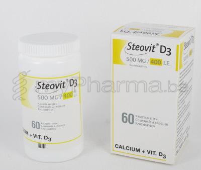 STEOVIT D3 500/400 60 KAUWTABL CITROEN (geneesmiddel)