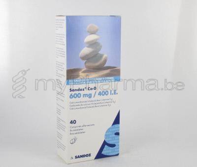 SANDOZ CA+D 600/400 40 BRUISTABL (geneesmiddel)