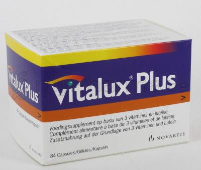 VITALUX PLUS 84 CAPS (voedingssupplement)