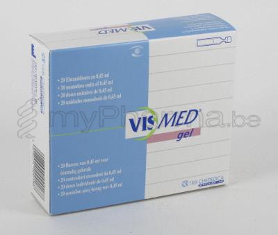 VISMED GEL 0,3% 20 X 0,45 ML UD  (medisch hulpmiddel)