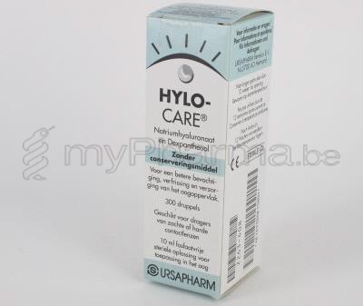 HYLO-CARE 10 ML OOGDRUPPELS (medisch hulpmiddel)
