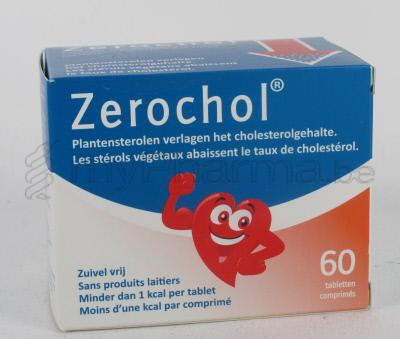 ZEROCHOL NAT. PLANTENSTEREOLEN 800 mg 60 tabl (voedingssupplement)