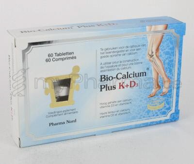 BIO-CALCIUM PLUS K+D3 60 TABL             (voedingssupplement)