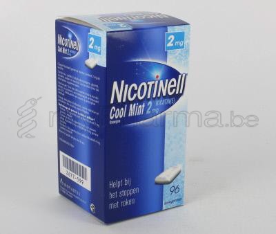NICOTINELL COOL MINT 2 MG 96 KAUWGOMMEN               (geneesmiddel)