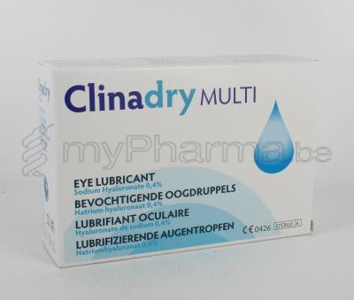 CLINADRY OOGDRUPPELS MULTIDOSE 20X0,50ML           (medisch hulpmiddel)