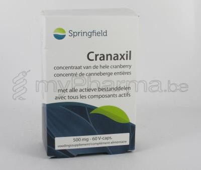 CRANAXIL SPRINGFIELD 60 CAPS (voedingssupplement)