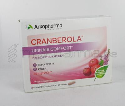 CRANBEROLA 120 CAPS                       (voedingssupplement)