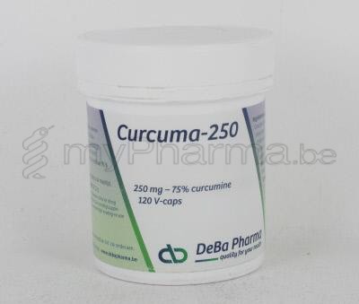 CURCUMA-250 deba 120 caps (voedingssupplement)