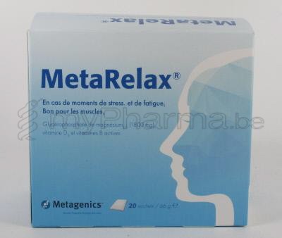 METARELAX METAGENICS 21861 NF 20 zakjes (voedingssupplement)