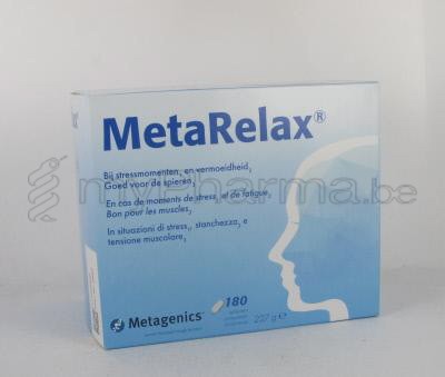 METARELAX METAGENICS 22431 NF 180 tabl (voedingssupplement)
