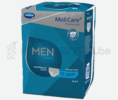 MOLICARE PREMIUM MEN PANTS 7 DROPS M 8 st (medisch hulpmiddel)